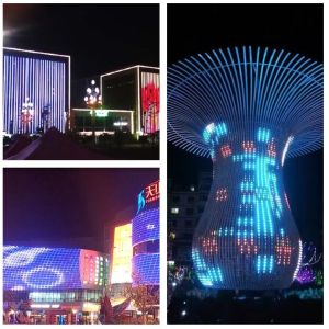 IP66 Waterproof RGBW linear strip light LED DMX512 Control SMD5050