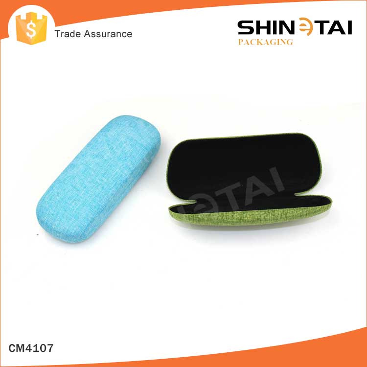 White PI Leather Glasses Case Eyewear Case Optical Box