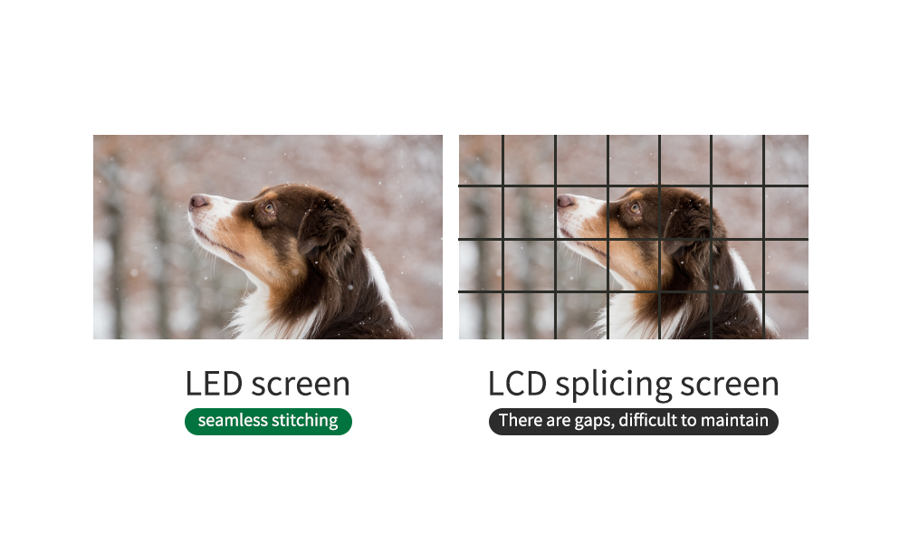 1800cd/m2 Brightness Video Wall Magnetic Suction Design for Quick and Easy Installation Enhanced Viewing Experience
