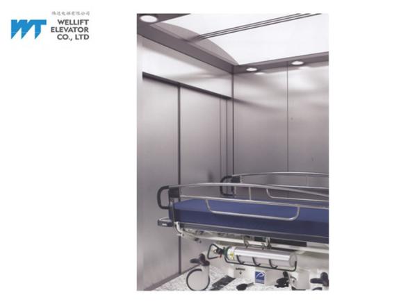 Economical LED Lighting Patient Elevator AC VVVF Control Car Wall Thickness 1