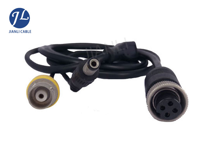 4 Pin Aviation Cable Connect Dc And  Bnc Cable For Cctv Security Camera