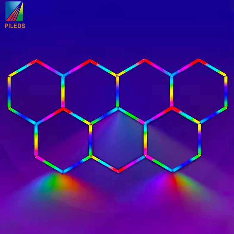 RGB Honeycomb LED Pixel Bar Tube IP20 with 14W/meter Power Consumption and 270° Beam Angle