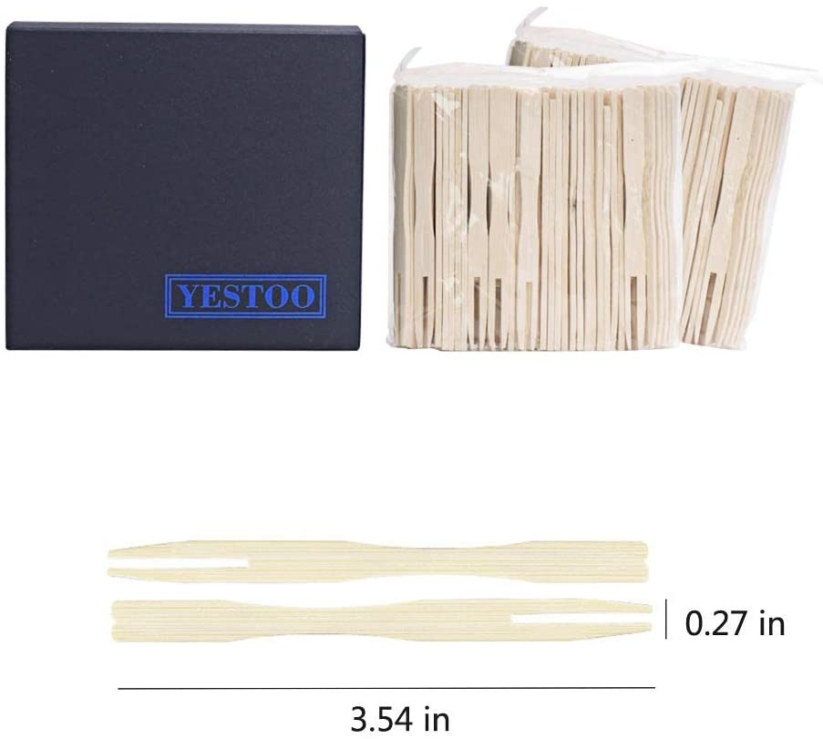 Bleached Grade A 3.5 Inch Fruit Skewer Sticks