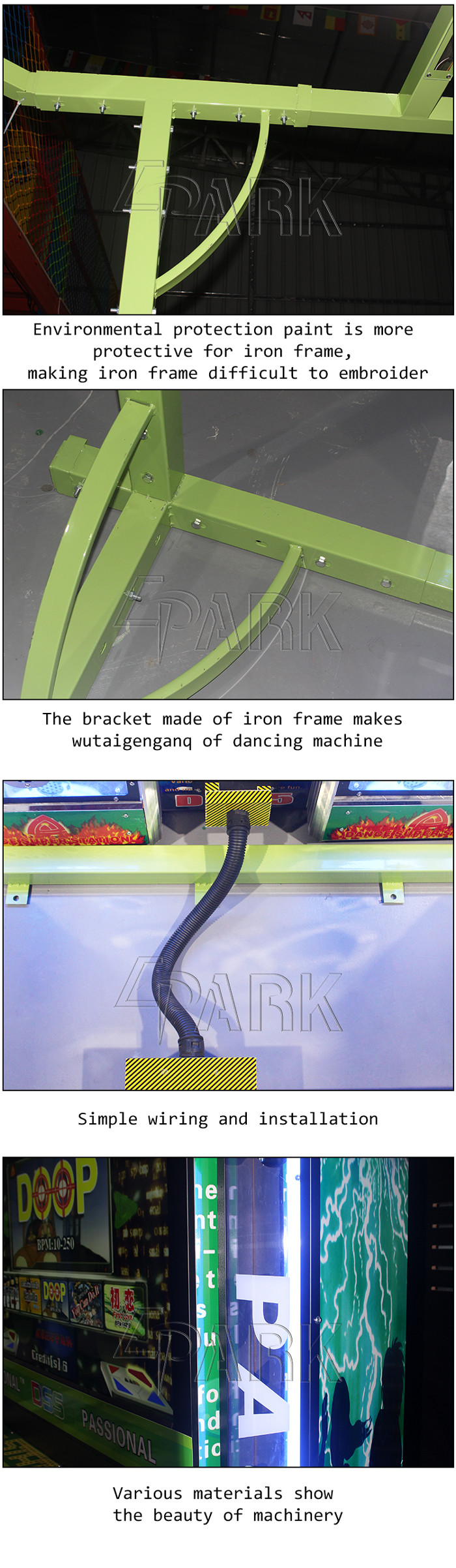 Fitness Room Coin Operated Arcade Dance Machine For Entertainment Hall