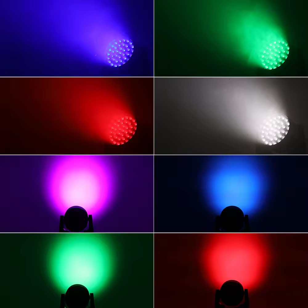 RGBW LEDs 4 In 1 37 X 15W Wash Moving Head Stage Light With Zoomable Angle Optional Strobe Mode Wash DMX 512 Stage Light