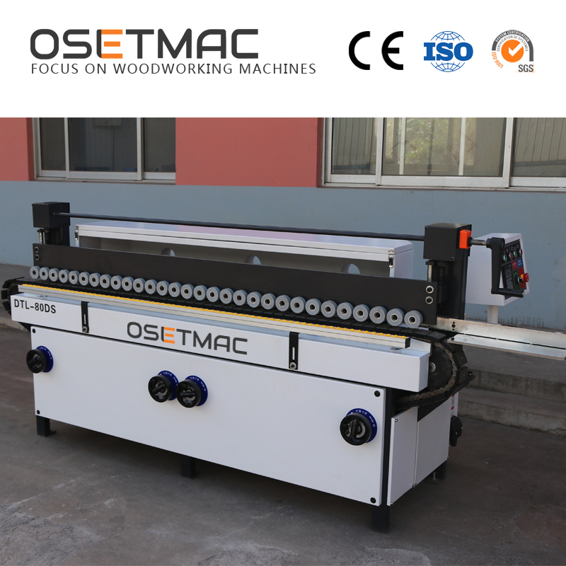 OSETMAC DTL-80DS Three Rollers Manual Side Sanding Machine For Wood MDF Plywood Polishing