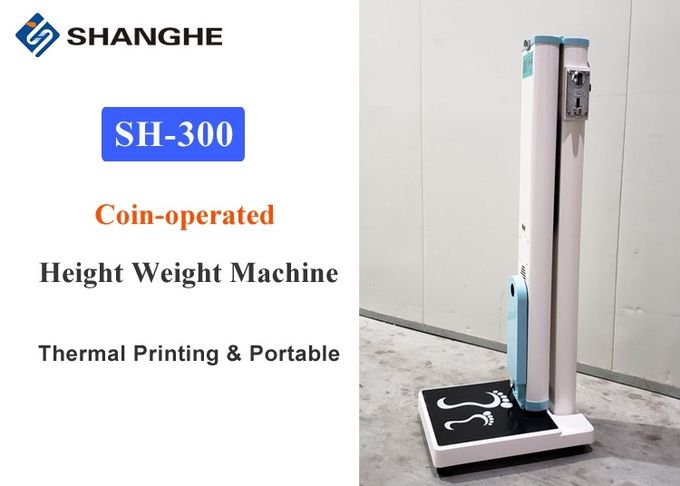Coin Operated Body Composition Analyzer Scale For Pharmacies White / Customized Color