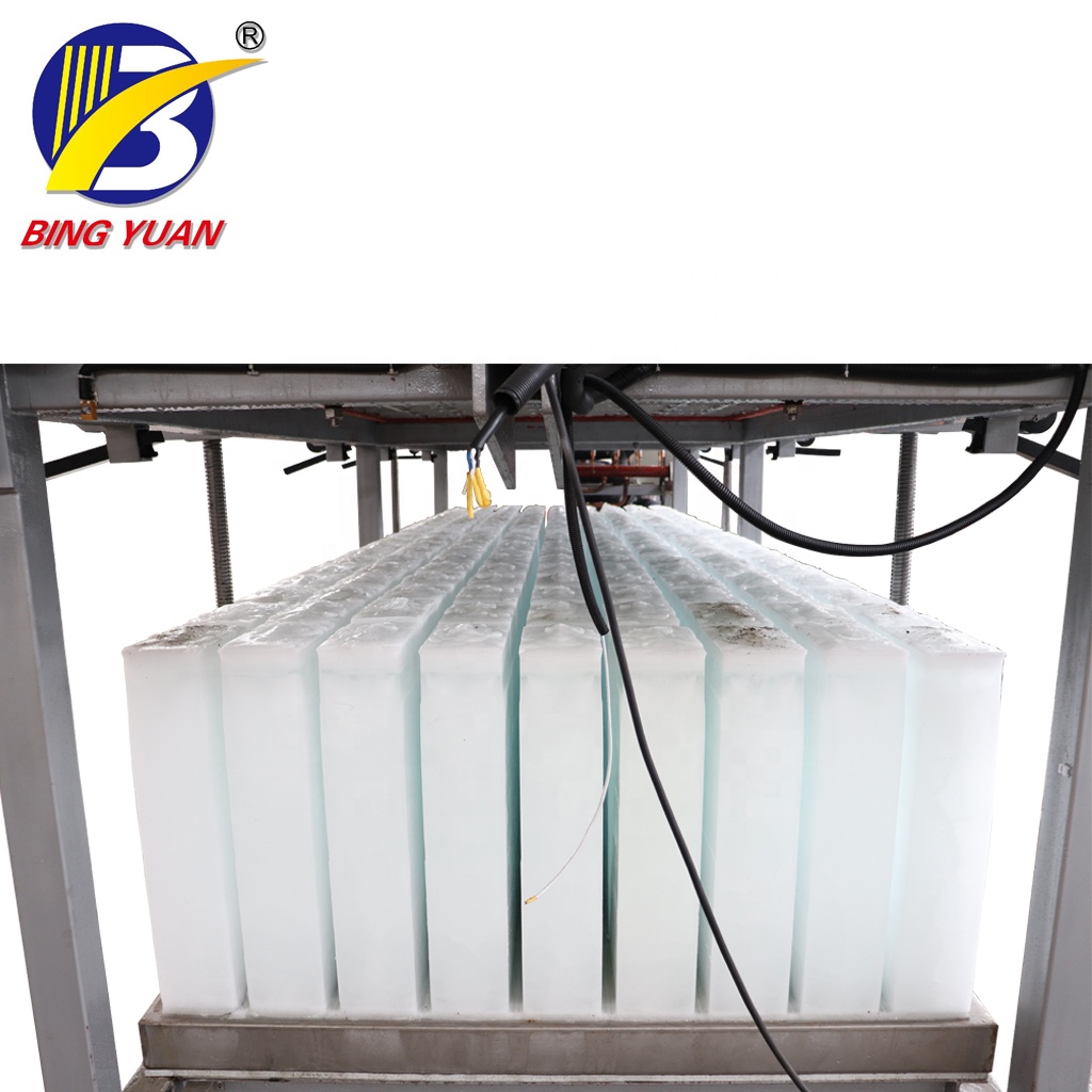 20 Ton Automatic Ice Block Machine , Restaurant Ice Machine