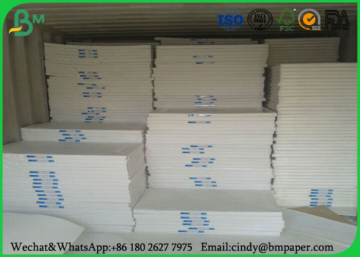 Plain White Bond Paper For A1 A2 Size , Ream Packing 80gsm Woodfree Paper