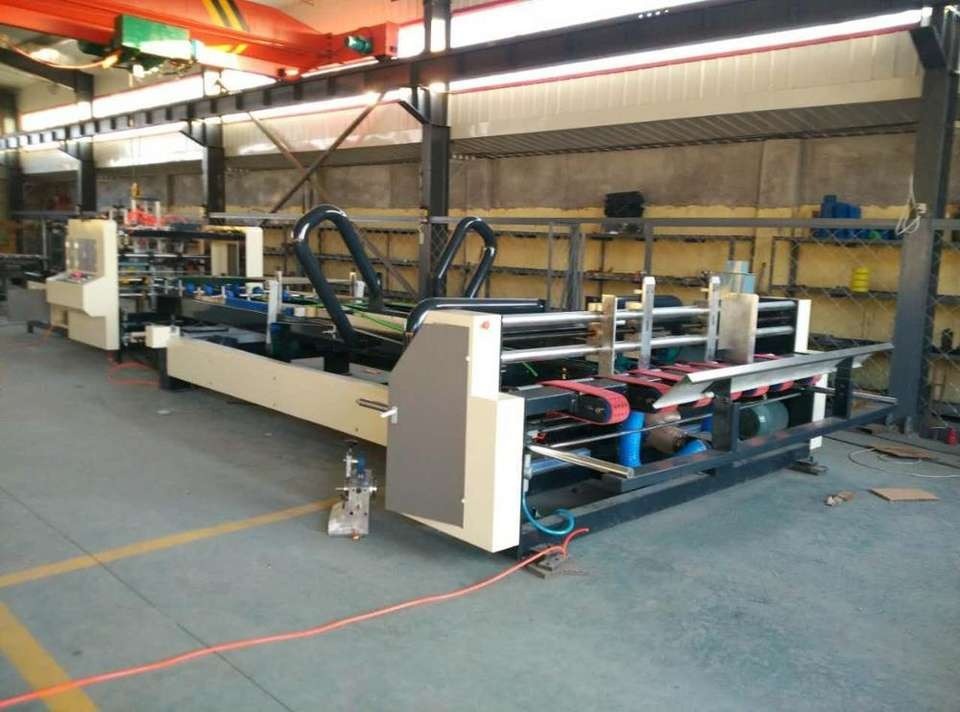 Automatic High Speed Carton Box Folder Gluer Machine 200 Pics / Min