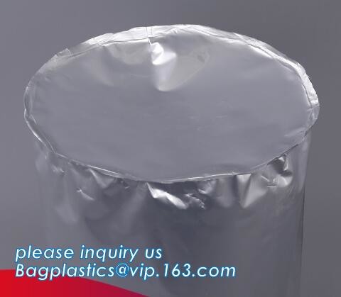 Heavy Duty Plastic Shopping Bags Circle Round Bottom Liquid And Powder Drum Liner