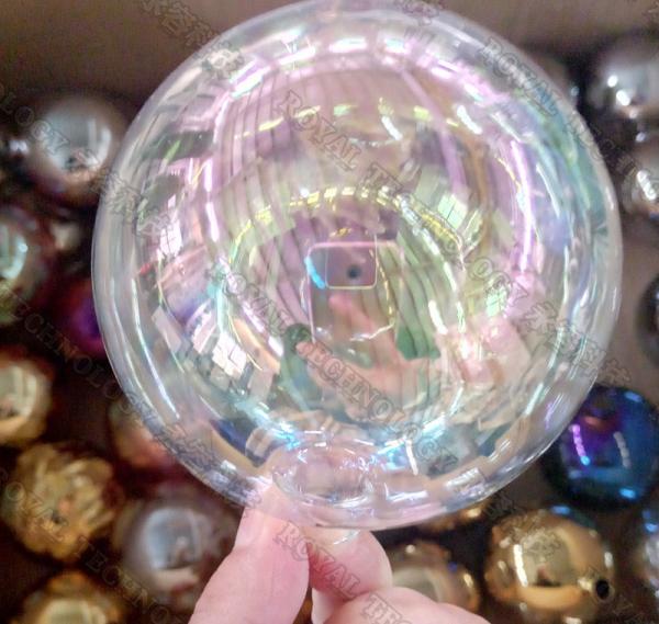 Glass Balls Decoration PVD Coating Service , 0.5 - 3 Microns Film, Cathodic Arc
