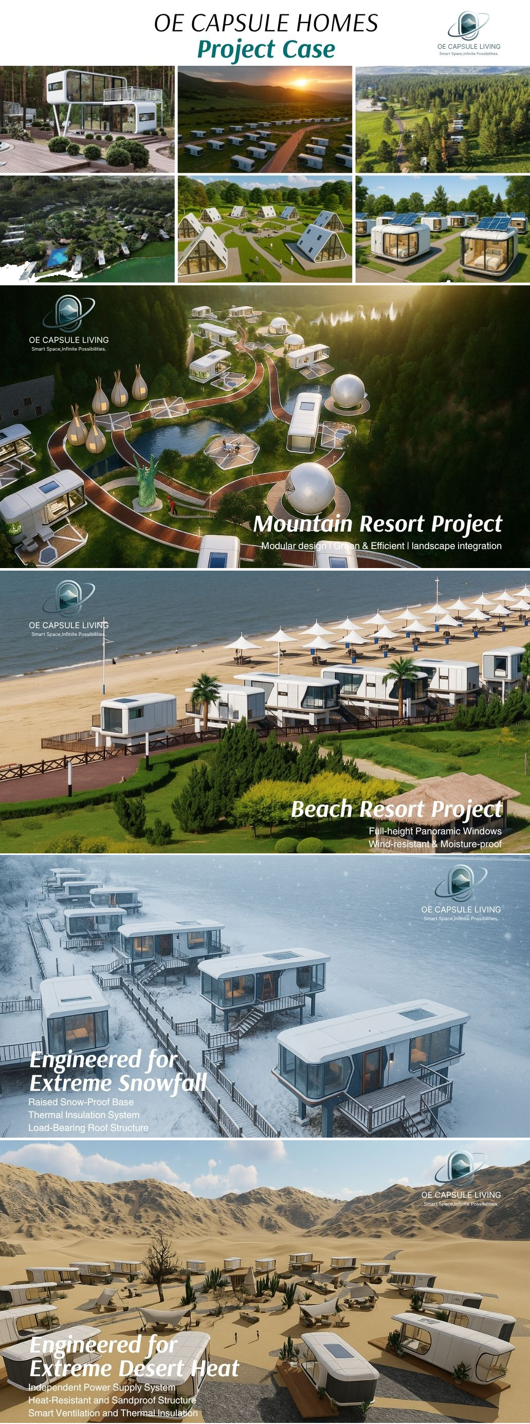 Luxury Bedroom Living Room Modern Prefab Smart Tiny Space Capsule Mobile Modular Container Capsule House Hotel
