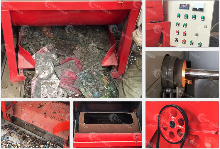 E Waste Disassembling Machine with High Productivity and Fuel Consumption of 40kg/hour