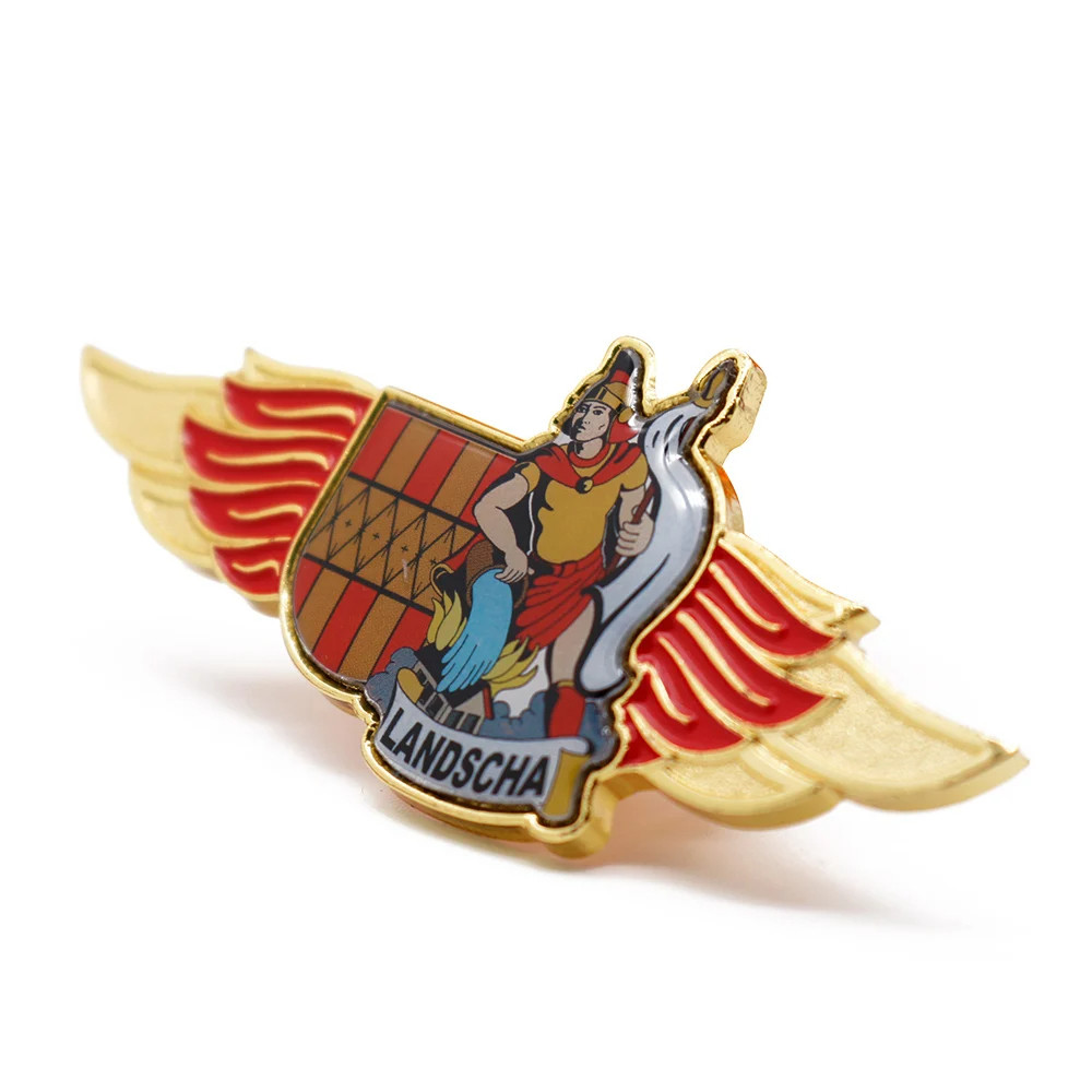 Custom Metal Logo Badges 3d Metal Gold Lapel Pin Badge For Kids