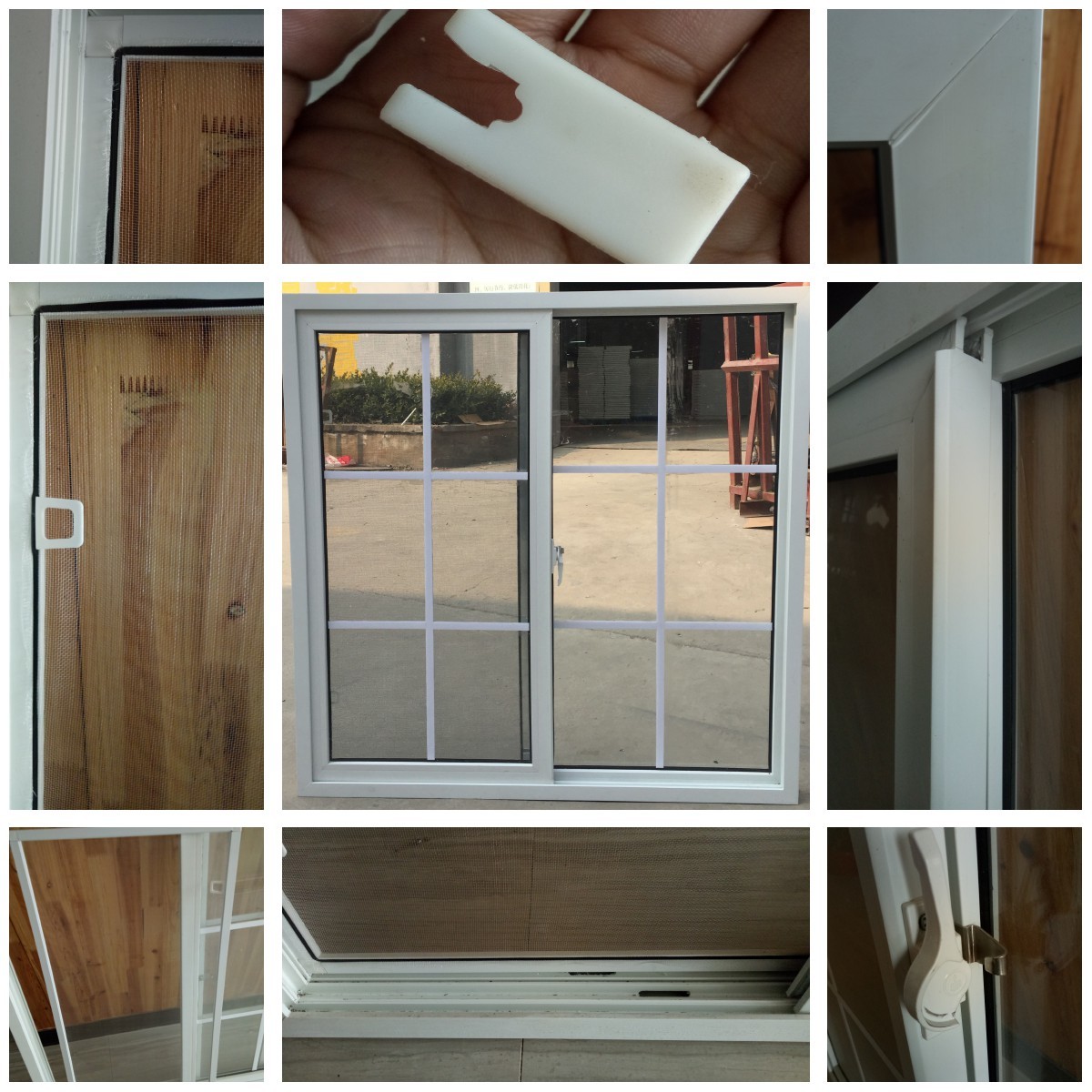 58mm Series Cheap Price UPVC Latest Sliding Window Designs Custom Windows Factory