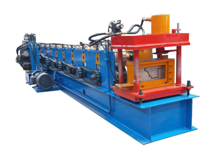 Metal Downspout Portable PPGL PPGI Rain Gutter Roll Forming Machine High Potency