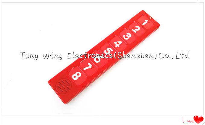 Educational Red 8 Button Module For Baby Sound Books with Voice recordable 0