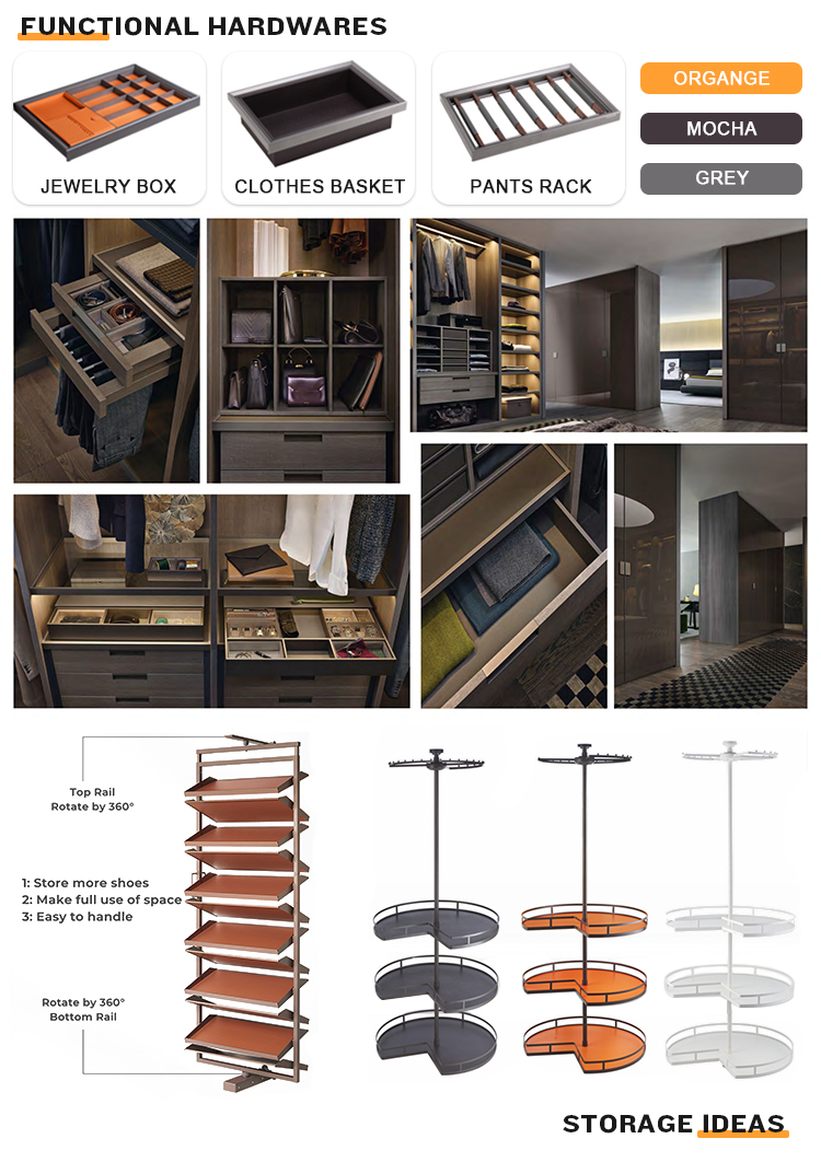 Best Sale Foldable Luxury Customizable Design Bedroom Wardrobe with Modern Style Wall
