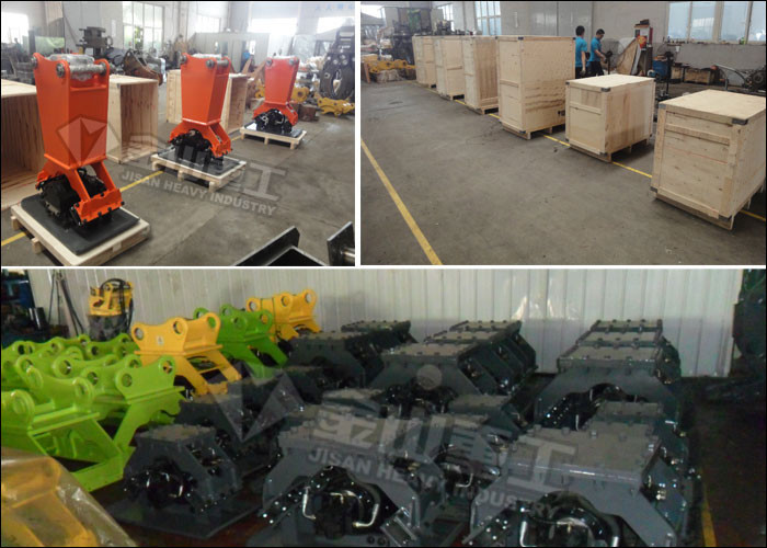 Durable Bearing Hydraulic Plate Compactor Fit Hyundai R210 Excavator CE certified