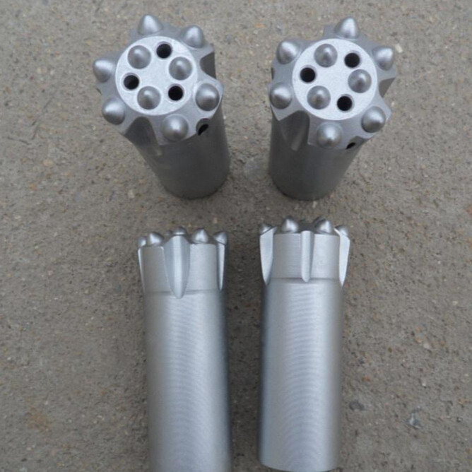 1 1/4" Rock Drilling Tools , Tapered Tungsten Carbide Button Bits