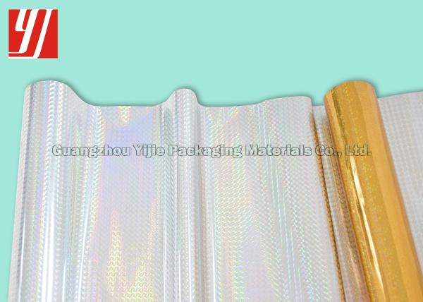 Laser Holographic Hot Stamping Foil For Patterns Seamless Metallized Film