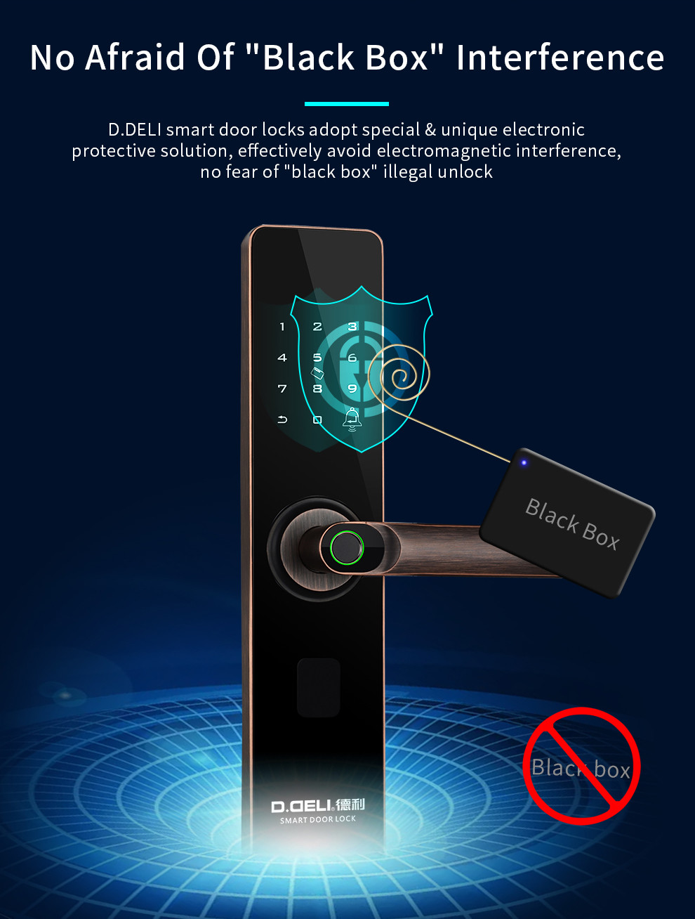 Keyless Entry Mortise Door Lock with Biometric Fingerprint Touchscreen Keypad Smart Lock