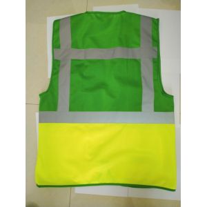 High Visibility Reflective Safety Vest with EN471 Class2 Reflective Tape and 2