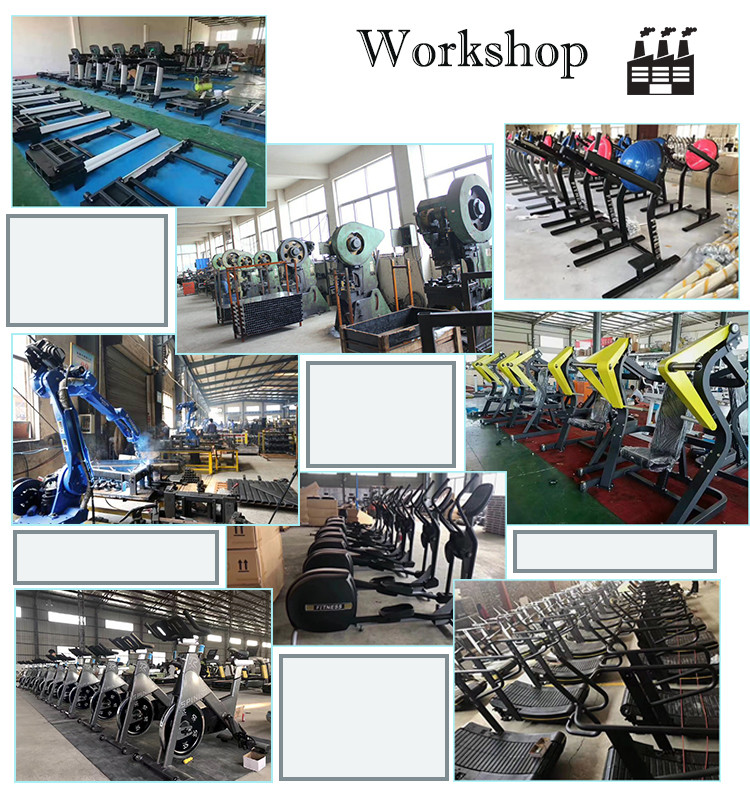 High Strength Structure Elliptical Gym Machine Large Foot Design Long Using Life
