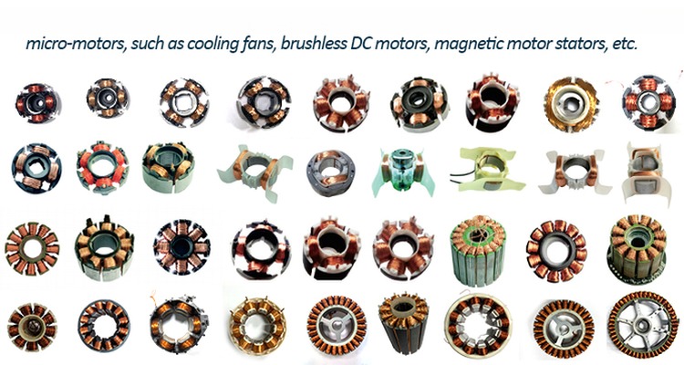 1000mm*520mm*1300mm Flying Fork Speed Motor Winding Machine for Transformer Yarn