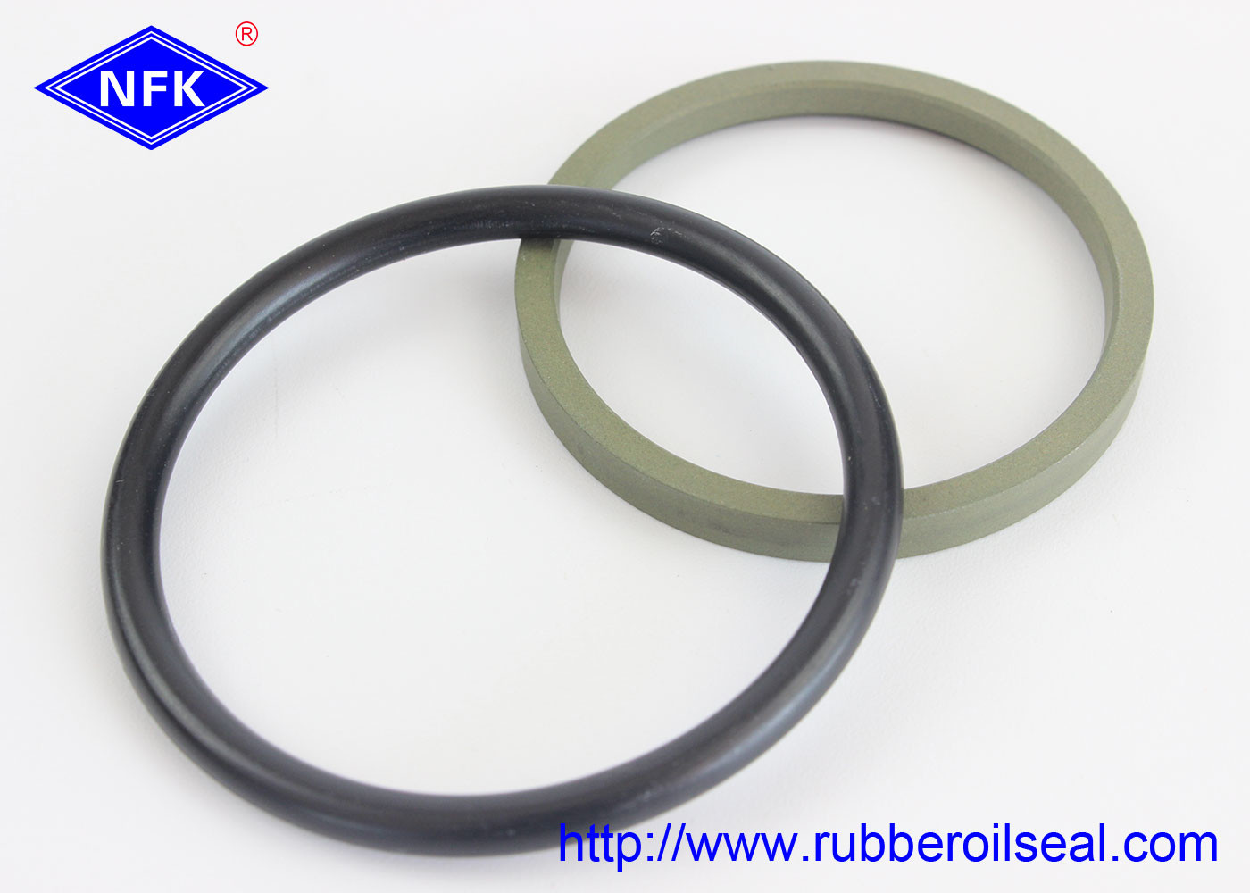 NBR PTFE Buffer Hydraulic Rod Seals , High Pressure Hydraulic Seals GS5059-V6 HBTS