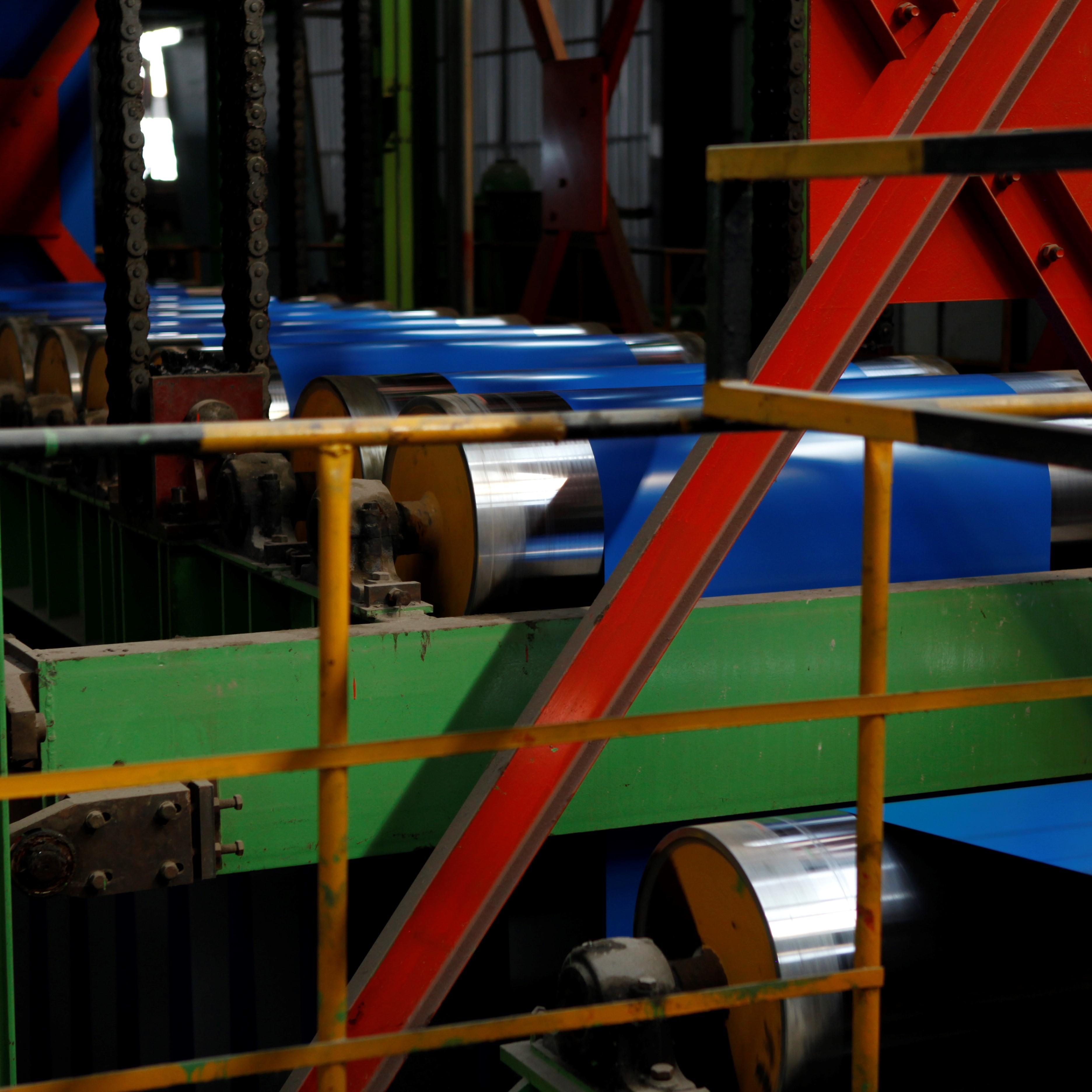 Strip Steel Color Coating Line Machine Laminating Printing Two Three Coating Two Baking