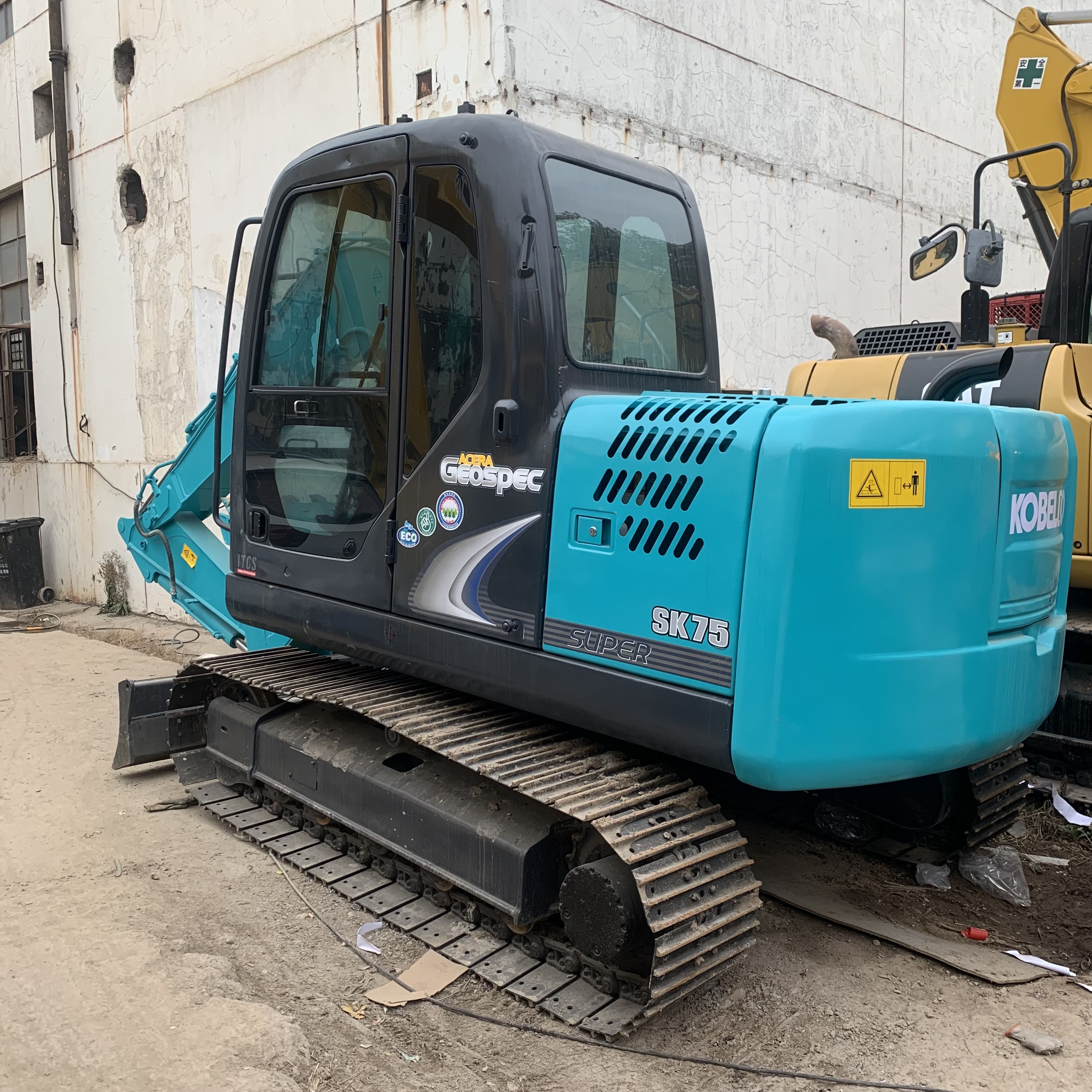 Original used kobelco Equipment Used Machinery kobelco sk75 Excavator Caterpillar Machinery Used Excavators