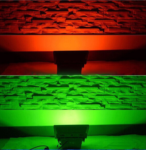 Die-cast Aluminum IP65 20W Christmas Color Changing RGB Outdoor Led Flood Light