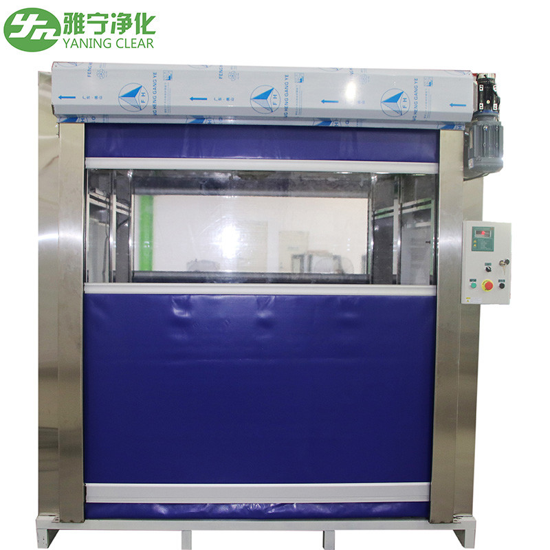 Automatic Induction Doorperson Air Shower Room Rapid Rolling Pvc Shutter Door Cargo