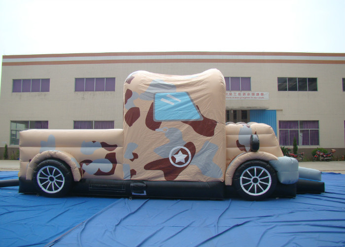 Best sale commercial inflatable truck bouncer for kindergarten waterproof PVC inflatable truck jumping house
