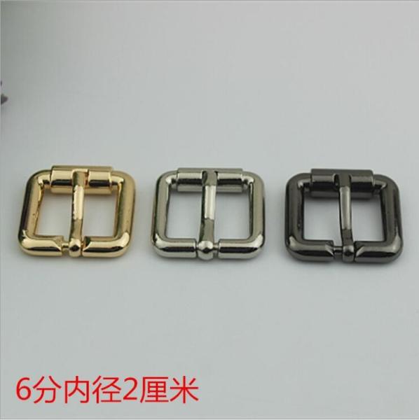 Manufacturer Personalized Zinc Alloy 20 MM Gunmetal Color Handbag Roll Belt