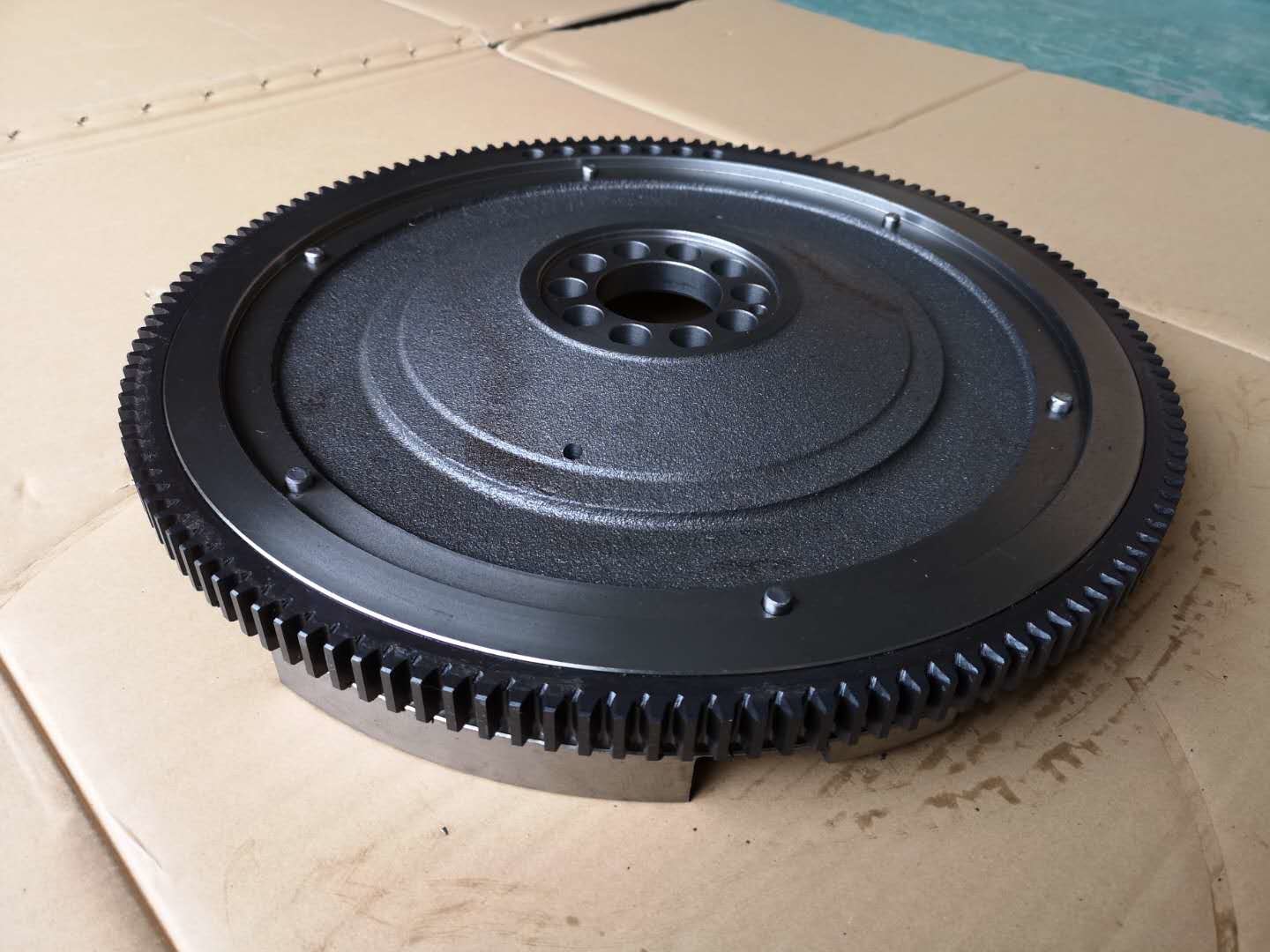 6WG1 ISUZU Flywheel 1123304420 For Twin Plate Transmission Trailer Double Clutch Disc