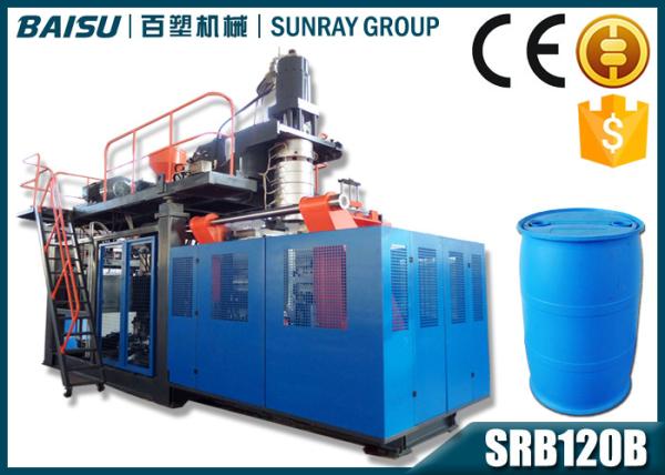 200L Chemical Drum Blow Molding Equipment , High Speed Plastic Drum Making