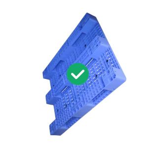 PE Stackable Warehouse Plastic Pallets 2000Kg Dynamic Load 130x110