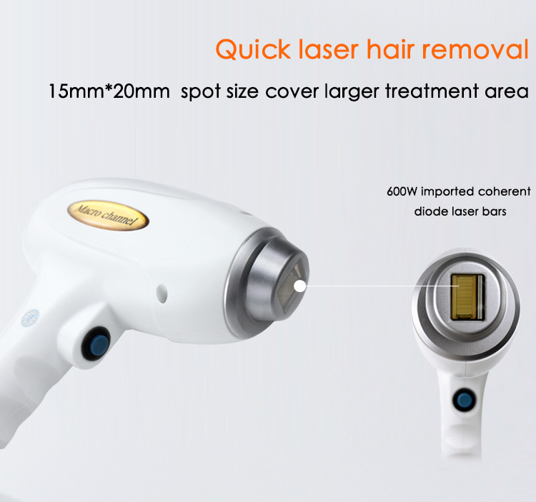 2 Handles IPL 1200W 755nm Multifunction Beauty Machine