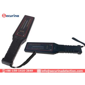LED Signal Alarming Security Metal Detector Wand Power Supply By 9V Battery