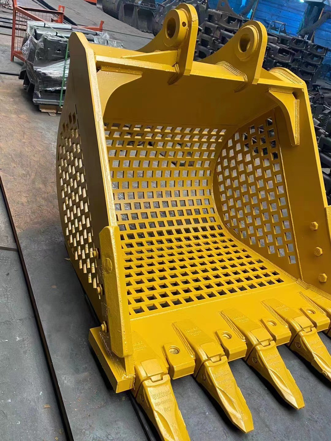 Customized Excavator Bucket For CAT320 Telescopic Arm 25T