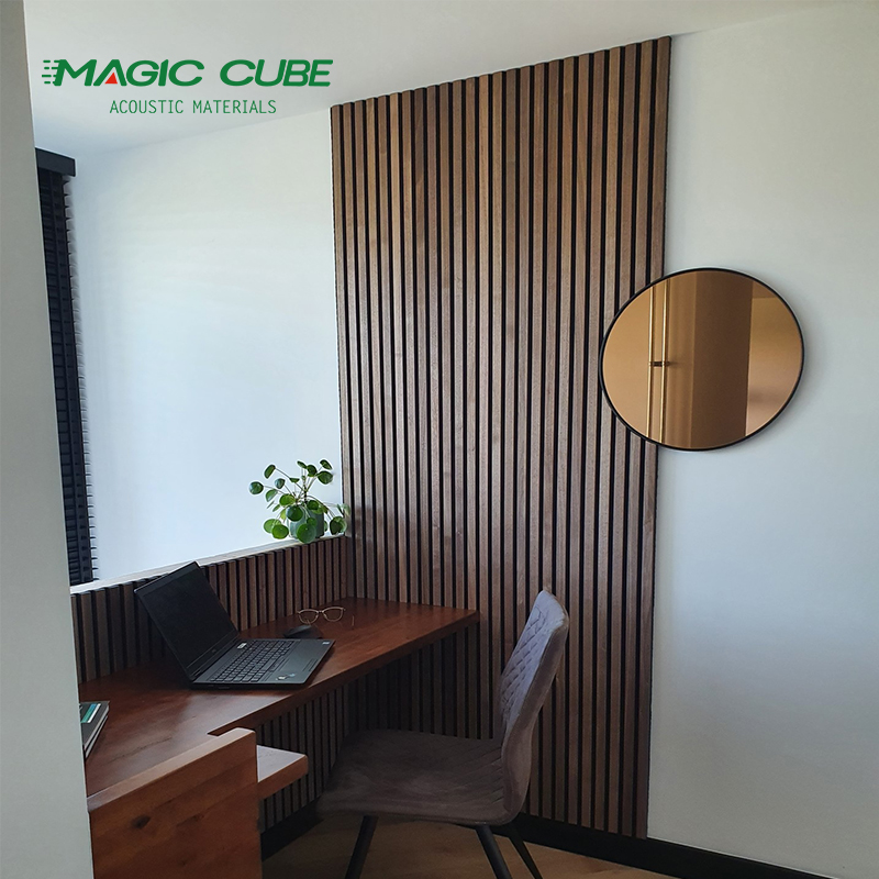 HPL Finish Wall Panels Akupanel Acoustic Wall Panelling for Standard Size 2400*600*21 mm