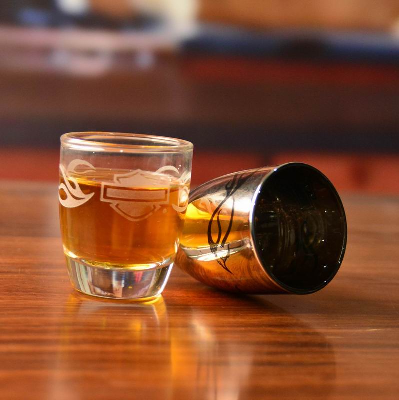Platinum 50ml Unique Shot Glasses With Branded Decal Logo