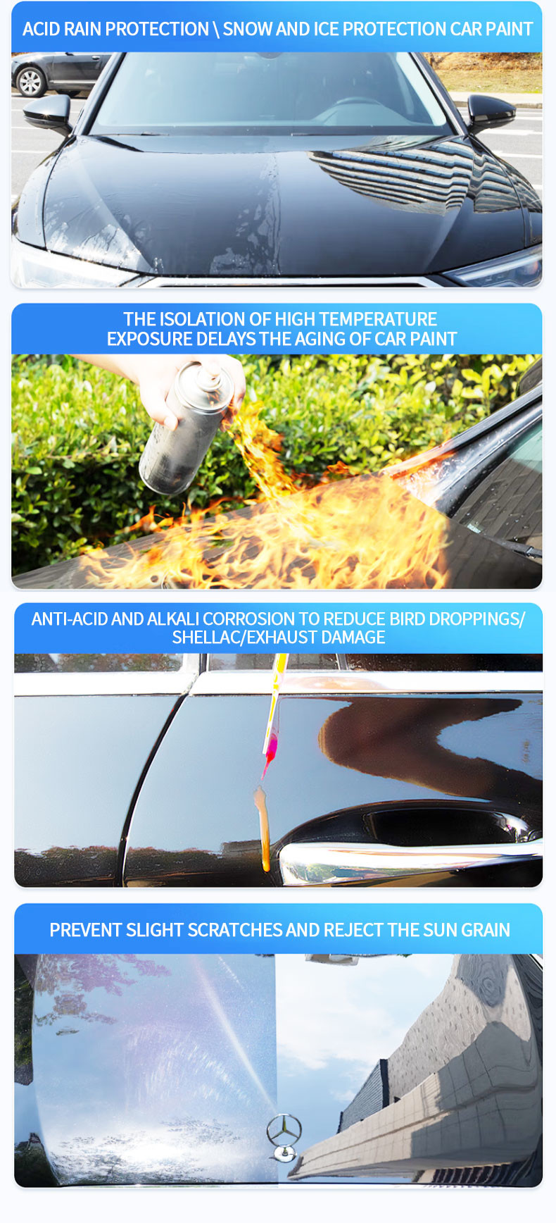 Laser Brightening Automotive Car Care Paint Wax Stain Resistance 250g