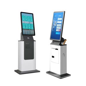 Customizable Self Service Check In Kiosk With Turnable Card Dispenser Manufactures