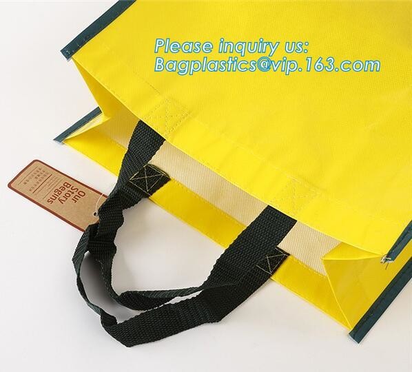 newest style non woven bag for shopping with fashional, Promotional custom metallic laminated non woven bag, fabric reus