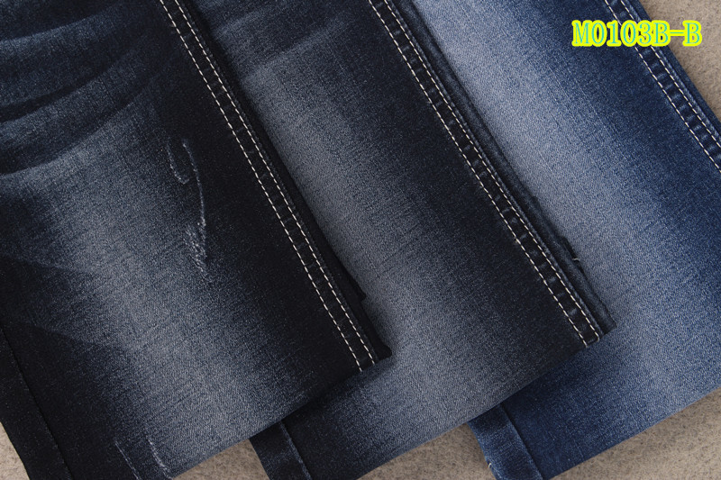 9 Oz High Stretch Fake Knit Denim Twill Fabric 71 Cotton 24 Polyester 3 Spandex
