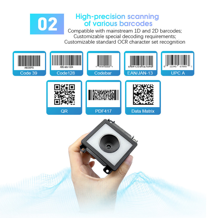 LV5400 USB/RS485 Industrial QR Code Reader with High Integration
